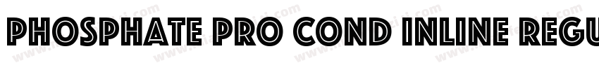 Phosphate Pro Cond Inline Regular Unde字体转换